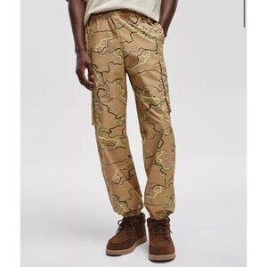 Mode of One Men's Regular-Fit Pull On Camo Print Cargo Joggers Pants Sz: XXL